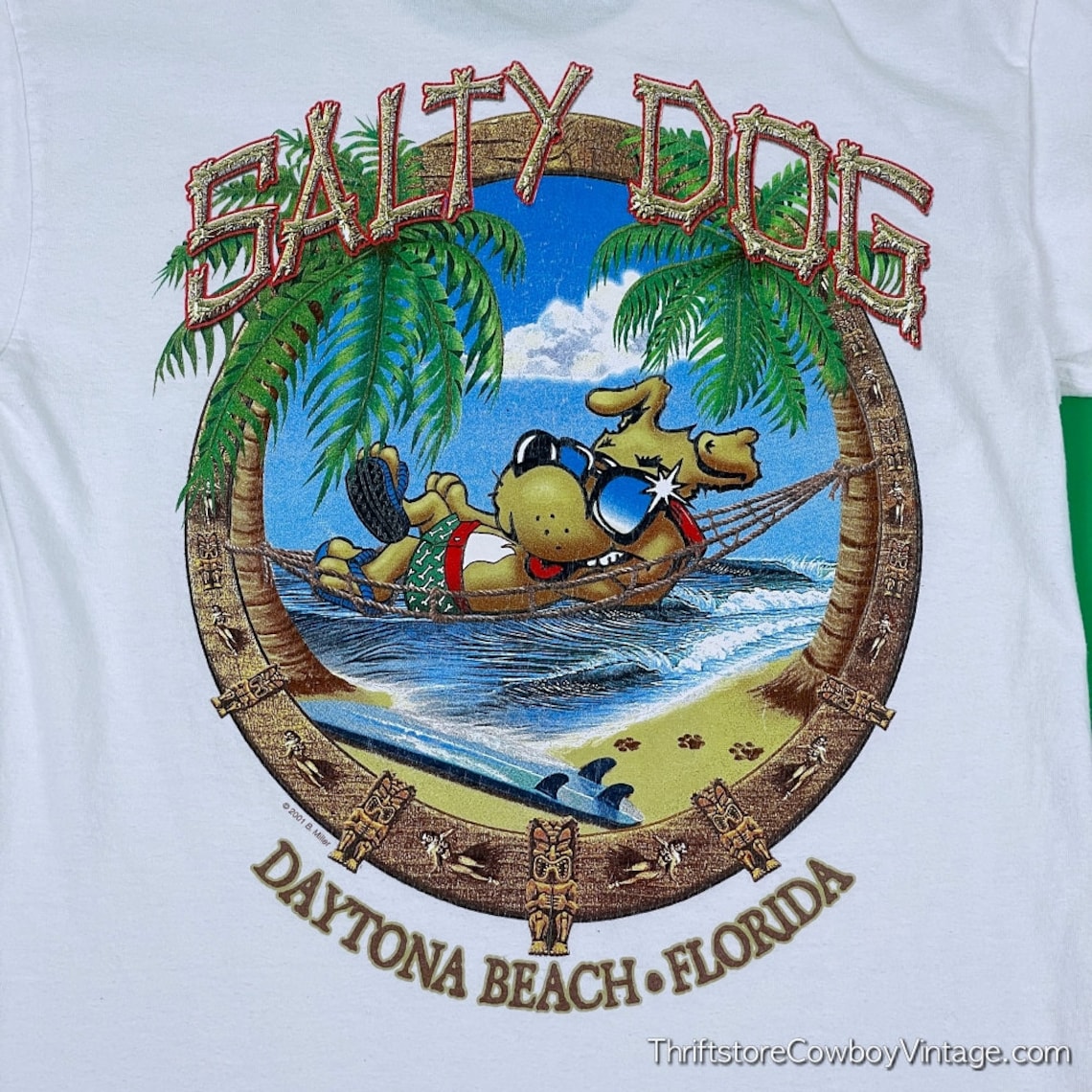 Vintage 2001 Salty Dog TShirt Daytona Beach Florida SMALL Etsy