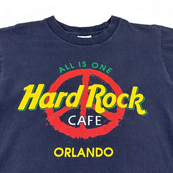 Vintage Hard Rock Cafe Shirt Adult SMALL Blue 90s… - image 2