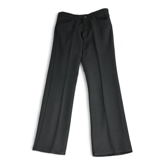 Vintage Wrangler Pants Mens 35x32 Black 90s Wranc… - image 1