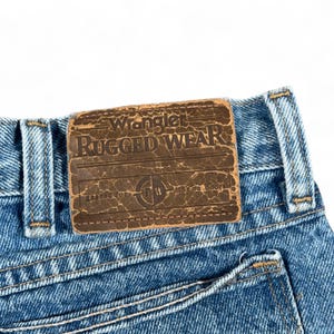 Vintage Wrangler Jeans Mens 34x30 Blue Rugged Wear Outdoor Cowboy Workwear Y2K image 7