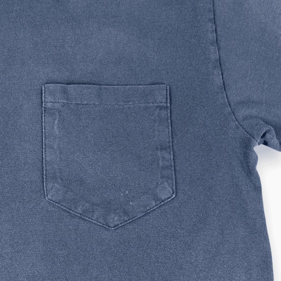 Vintage Dickies Shirt Adult MEDIUM Navy Blue 90s … - image 3