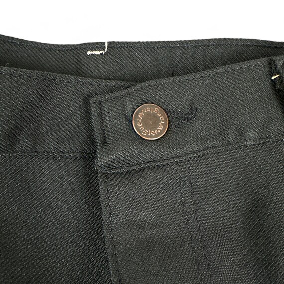 Vintage Wrangler Pants Mens 35x32 Black 90s Wranc… - image 4