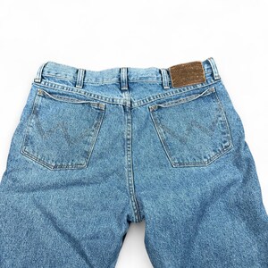 Vintage Wrangler Jeans Mens 34x30 Blue Rugged Wear Outdoor Cowboy Workwear Y2K image 6