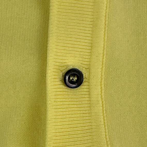 Vintage Polo Shirt Adult MEDIUM Custard Yellow 60… - image 5