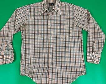 Vintage JC Penny Gerakte Button Ups Kleding Jongenskleding Tops & T-shirts Overhemden en buttondowns