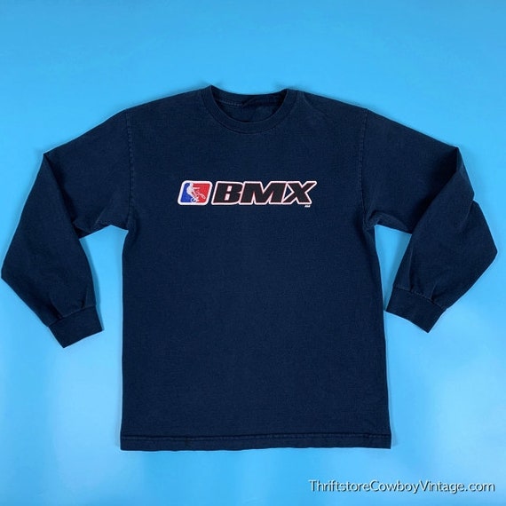 Vintage 90s BMX T-Shirt Long Sleeve Freestyle MEDI