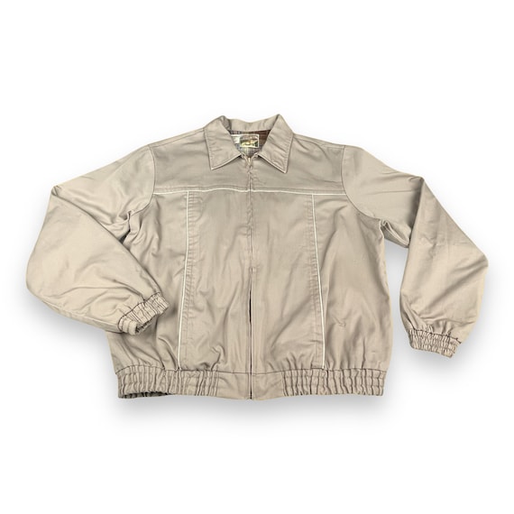 Vintage Kennington Jacket Adult LARGE Beige 70s W… - image 1