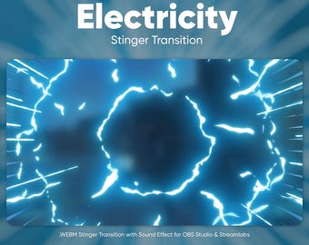 Transición de Electricity Stinger • Superposición de transmisión animada (descarga digital)