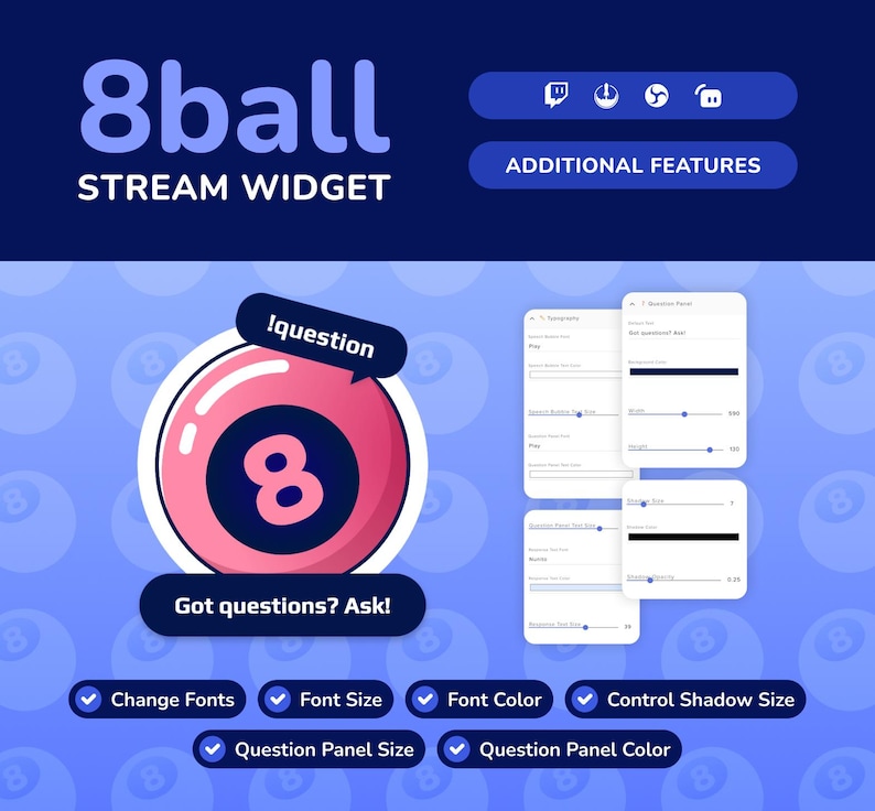 Magic 8 Ball Twitch Widget • Interactive Chat Command Game ...