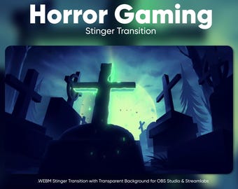 Overgang horrorgamingstream • OBS Stinger (digitale download)