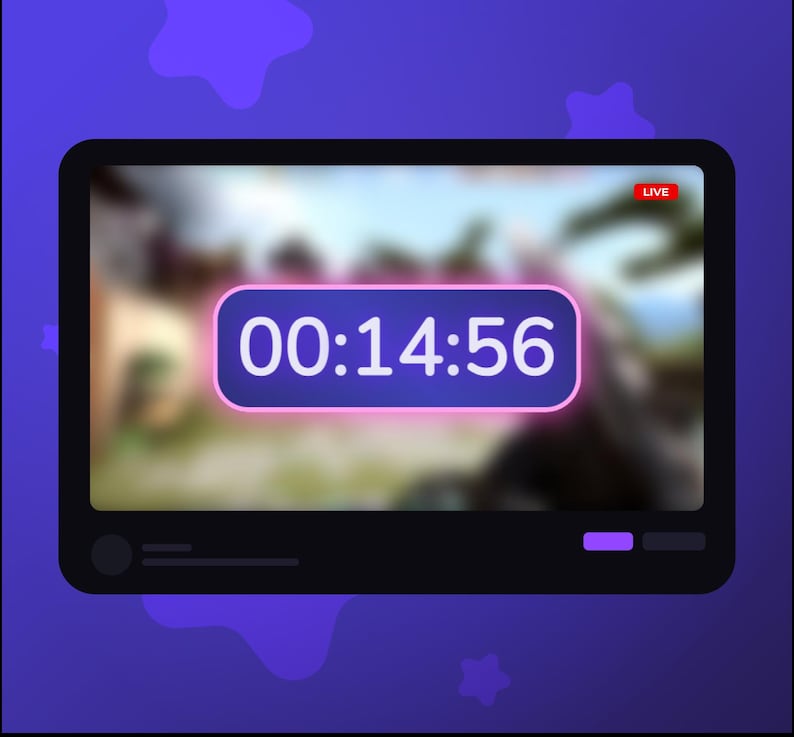 Stream Countdown Widget • Countdown Timer for Twitch and Youtube ...