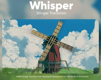 Whisper Stream Stinger Transition • Ispirato a Ghibli (download digitale)