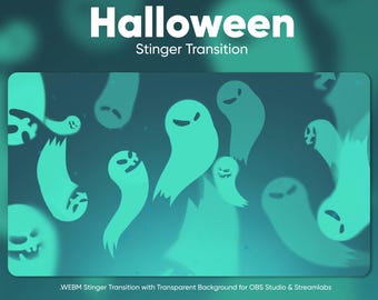 Halloween Ghost Stream Transition • Spooky Stinger for OBS/Streamlabs