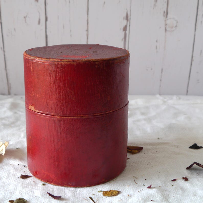Edwardian Red Leather Cuff Box - Etsy
