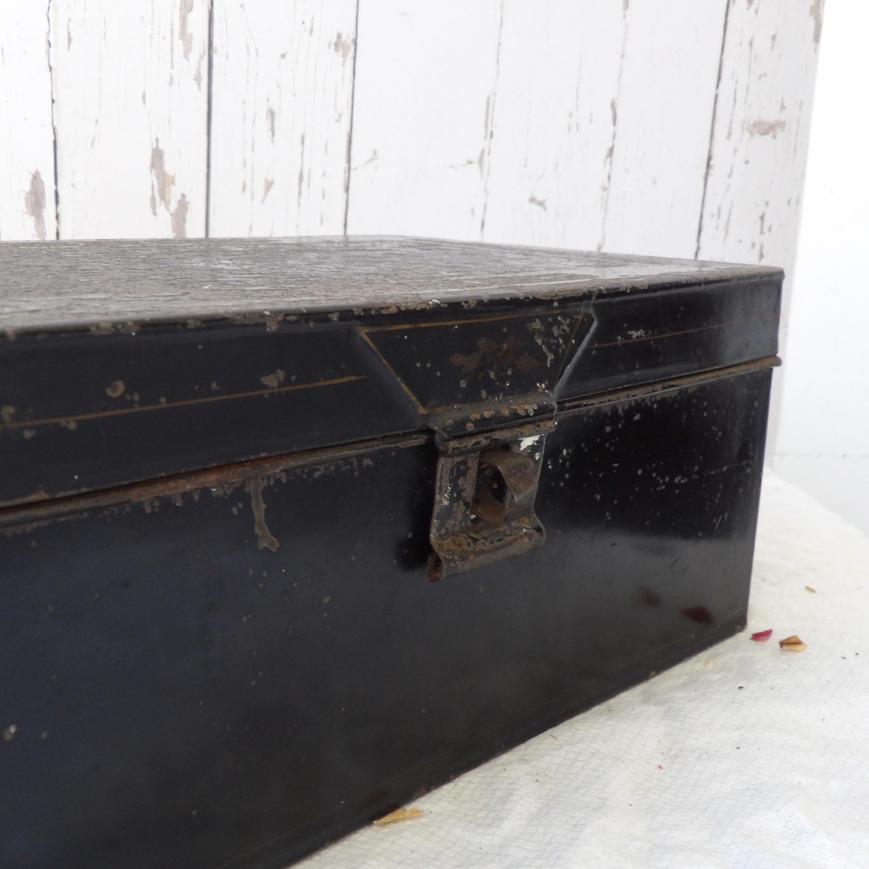 Strong Box Meaning Antique Metal Strong Box - Etsy