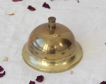 Vintage Brass Desk Bell