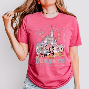 Disneyworld Est. 1971 Nostalgic Shirt, Mickey Friends Family Trip Tee, Disney World Shirt, Disney Castle Tee, Magical Kingdom Vacation Shirt zdjęcie 10