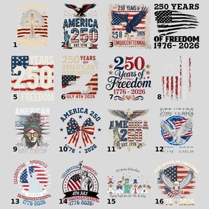 America 1776-2026 Patriotic Shirt, 250th Anniversary USA Tee, Independence Day Apparel, Vintage American Pride Shirt for History Lovers image 2