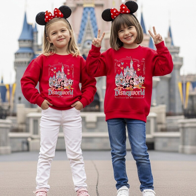 Disneyworld Est. 1971 Nostalgic Shirt, Mickey Friends Family Trip Tee, Disney World Shirt, Disney Castle Tee, Magical Kingdom Vacation Shirt zdjęcie 9