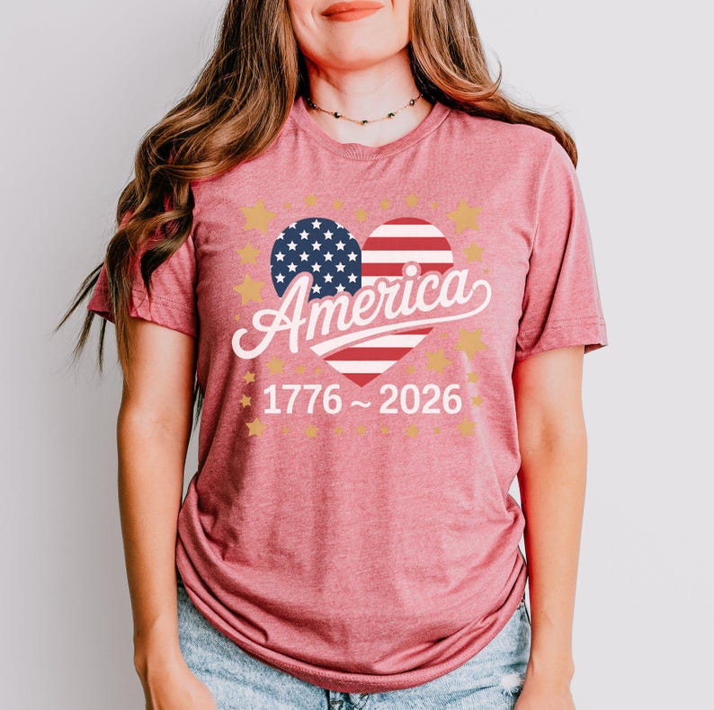 America 1776-2026 Patriotic Shirt, 250th Anniversary USA Tee, Independence Day Apparel, Vintage American Pride Shirt for History Lovers image 9