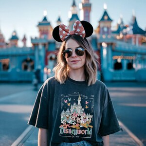 Disneyworld Est. 1971 Nostalgic Shirt, Mickey Friends Family Trip Tee, Disney World Shirt, Disney Castle Tee, Magical Kingdom Vacation Shirt zdjęcie 5