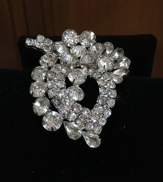 Clear Rhinestone Pin