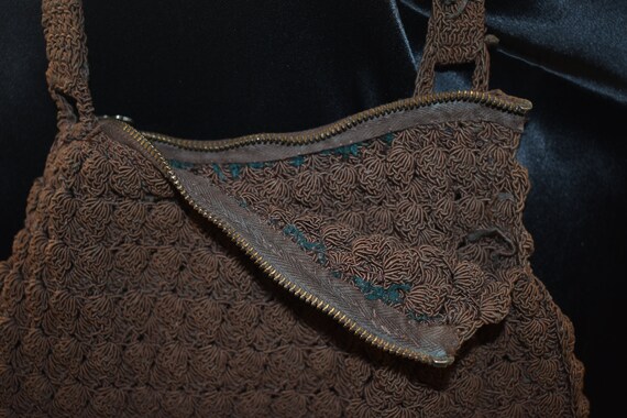 Vintage Crochet Hand Bag - image 3