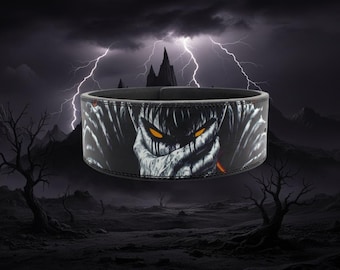Brutal Warrior Lever Belt | Dark Anime-Inspired Gym Belt