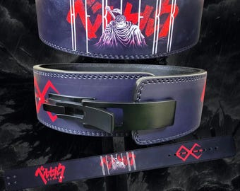 Dark Warrior Lever Belt | Leather Gym Powerlifting Belt