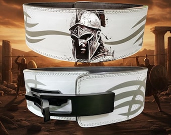 Spartan Warrior Leather Powerlifting Belt | 13mm Lever Belt