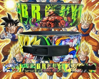 Brutal Warrior Anime Lever Belt | Heavy Duty Power Lifting Gym Waist Support