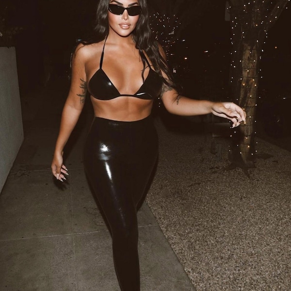 MaggieDelena Latex Legging