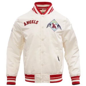 Vintage Angels Varsity Jacket: Retro LA Baseball Bomber