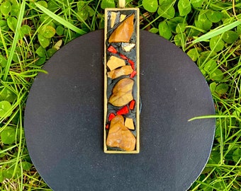 Mosaik Anhänger,Mosaik,Mosaik Halskette,MosaikSchmuck,Mosaik Design,Statement Schmuck,Statement Halskette,StatementPiece,Bold Anhänger,Schmuck