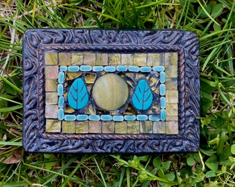 Handmade Mosaic Belt Buckle Mosaic Belt Buckle ,belt Buckle, Mosaic Design, Statement  main image 4