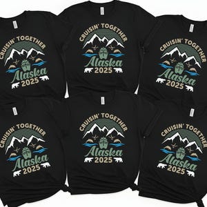 Alaska Cruise 2025 T-Shirt: Family Vacation Matching Outfit