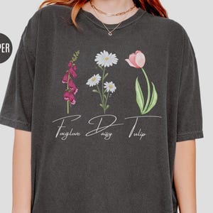 Floral FDT Comfort Colors Shirt - Subtle Anti Trump Tee