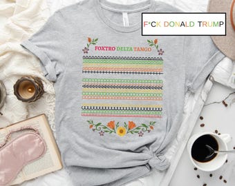 FDT Anti Trump Floral Tee: Feminist Political Shirt