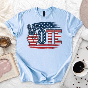 T-shirt voor de tussentijdse verkiezingen, politiek T-shirt, stem-T-shirt, politiek shirt, Roe Roe Roe Your Vote T-shirt, stem-shirt, verkiezingsdag T-shirt 2026 VS