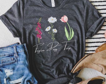 Floral FDT Shirt: Subtle Anti-Trump Political Tee, Foxtrot Delta Tango, Protest Apparel, Equality Top