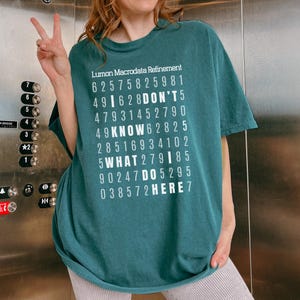 Comfort Colors® Lumon Macrodata Refinement Severance Shirt, Lumon Industries Severance Shirt, Severance Inspired Tshirt, Mark Severance Tee
