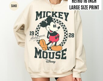Retro Mickey Mouse Sweatshirt, Disney 1928 Mickey Shirt, Vintage