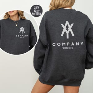 Custom Logo Crewneck Sweatshirt: Personalized Brand Apparel