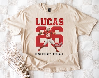 Personalized Football Team Shirt: Custom Name & Number Tee
