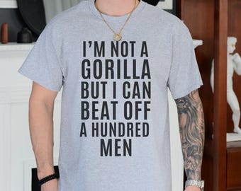Mr Beast Gorilla Shirt: Funny Graphic Tee for Men