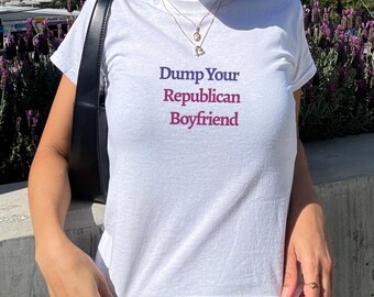 Sarkastisches Anti-Republikanisches Baby Shirt: 90er Jahre Politierendes Baby T-Shirt