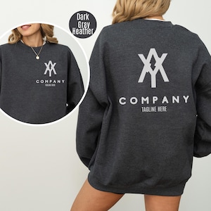 Custom Logo Crewneck Sweatshirt: Personalized Business Brand Sweater