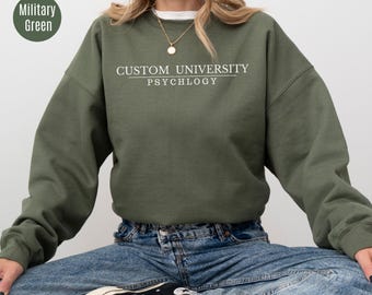 Custom University Sweatshirt: Personalized College Program Shirt