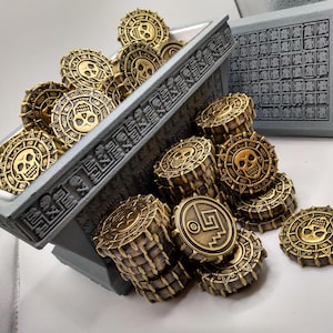 Pirate Aztec gold collectors coin