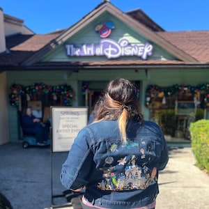 Handbemalte Disney Jacke
